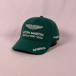 Aston Martin Formula One Team Hat NWT OS Green Aramco Cognizant F1 Cap